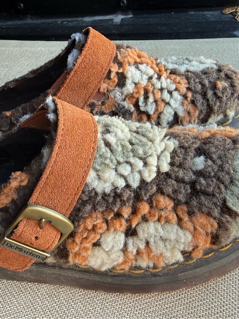Dr Martens Isham Crochet Wool and Suede 38 - Picture 3 of 9